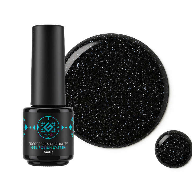 Reflective Gel Polish G-Code — світловідбиваючий гель-лак з мерехтливим ефектом #4